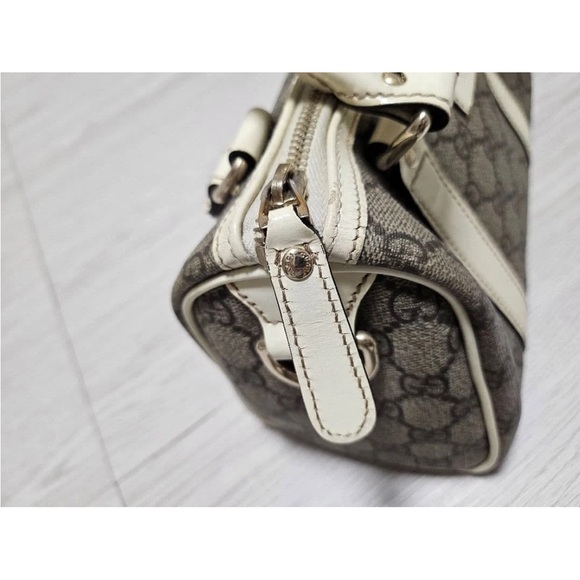 Gucci Brown and Cream Satchel - Picture 12 of 13